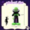 GOOSH 9FT Inflatable Alien with Space Helmet – Light-Up Halloween Yard Decoration